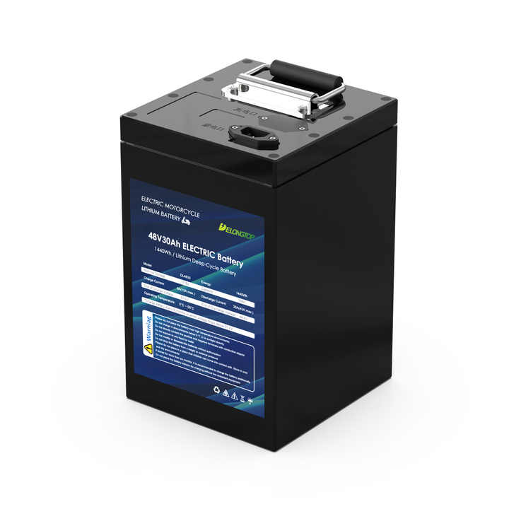 Safe LiFePO4 Power Battery Pack 25Ah 30Ah 50Ah Explosion-Proof Deep Cycle for E-Bikes Scooters DELONG