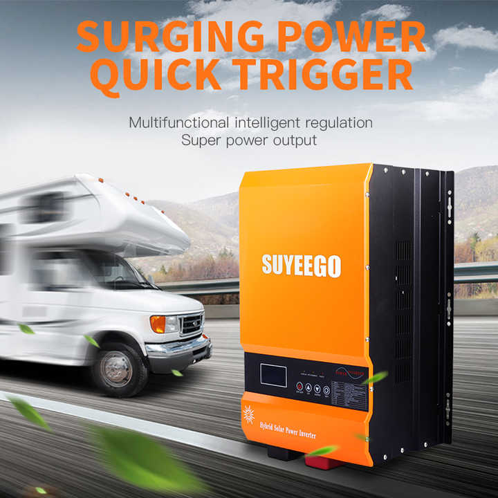 Suyeego Off-Grid Solar Hybrid Inverter 1KW-12KW Low Frequency MPPT Pure Sine Wave Inverter for Off-Grid Solar Systems