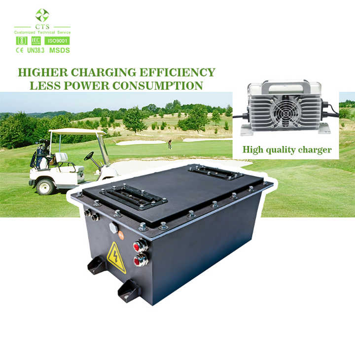 48V 51.2V 72V 100Ah 150Ah 200Ah Lifepo4 Golf Cart Battery with Deep Cycle Long Cycle Life High Energy Density for Golf Carts Electric Vehicles CTS Battery