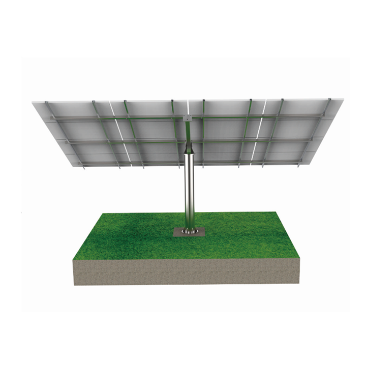 Solar Tracking Bracket Pole Mounting System Ground Install EPR-P03 Wind Load 60m/s Snow Load 1.4KN/m2 EPR