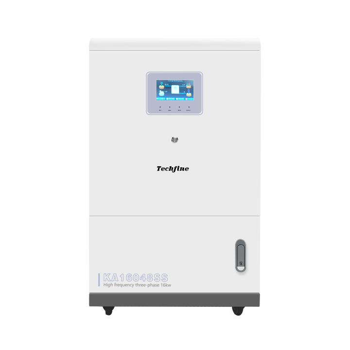 Solar Inverter Hybrid 15kW 3x380VAC Split Phase Inverter for Solar Energy Storage Systems with 98% Efficiency and 500Vdc Max PV Input Techfine