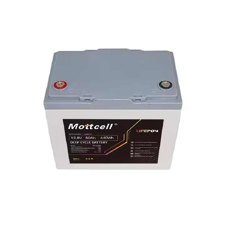 12.8V LiFePO4 Energy Storage Battery 50Ah Deep Cycle Rechargeable for Solar Systems Golf Carts Electric Scooters Mottcell