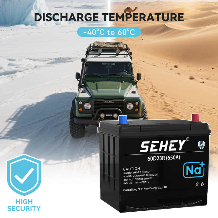Rechargeable 12V 840Wh 1008Wh High-Performance Automotive Sodium Ion Battery for Car Starting SEHEY