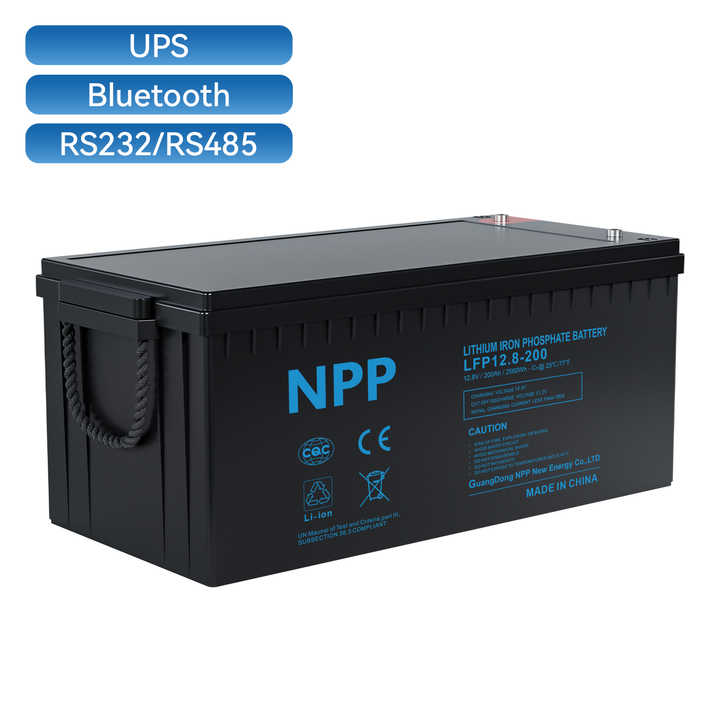 LiFePo4 Battery BMS 12V 12.8V 100Ah 200Ah 300Ah 400Ah 1KWH 2KWH 2.5KWH High-Cycle Long Life Lithium Iron Phosphate Battery for Solar Energy Storage System NPP