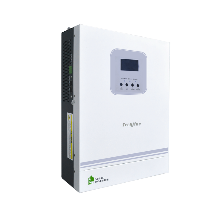 High Frequency Solar Inverter 24V 3KVA Pure Sine Wave Off-Grid Solar Power System Inverter Techfine