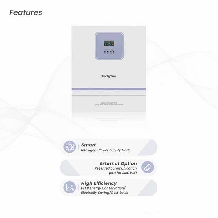 Techfine 5kva 10kva PV 450v 500v Pure Sine Wave High Voltage Solar Inverter 415v Off Grid Inverter for Solar Power Systems Techfine