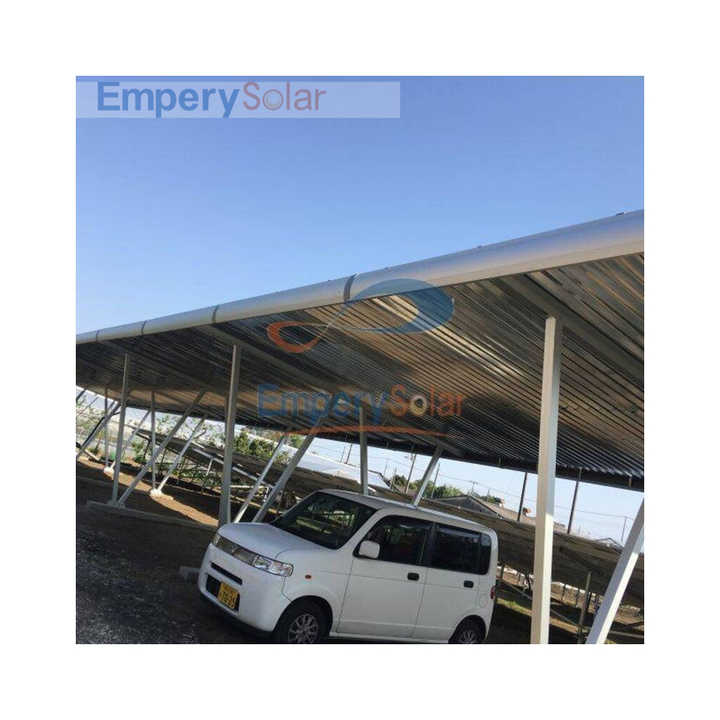 Durable Stainless Steel Solar Carport Anodized PERC Photovoltaic Modules for New Home Solar Systems EPR