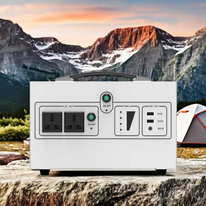 Solar Rechargeable Portable Power Supply 960Wh 1kW Output LiFePO4 Battery Emergency Outdoor Mobile Energy Storage for Camping and Home Use
