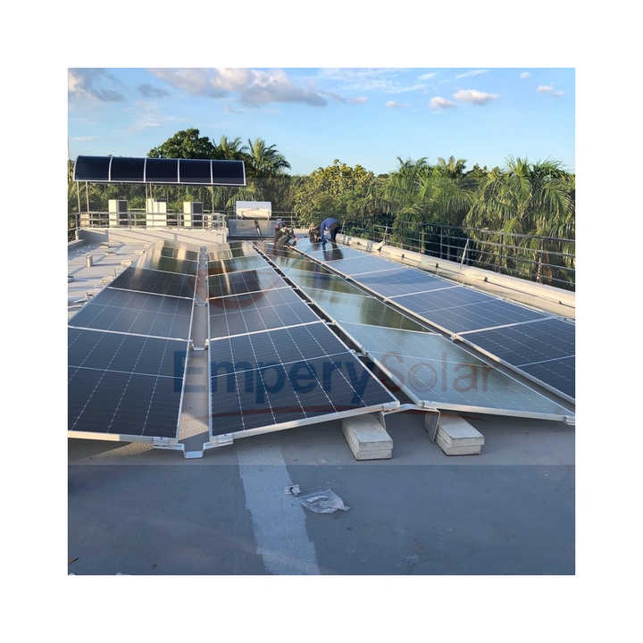 Solar Ballasted Mounting Brackets EPDM Ballast Flat Roof PV Racking System for Photovoltaic Installations EmperySolar
