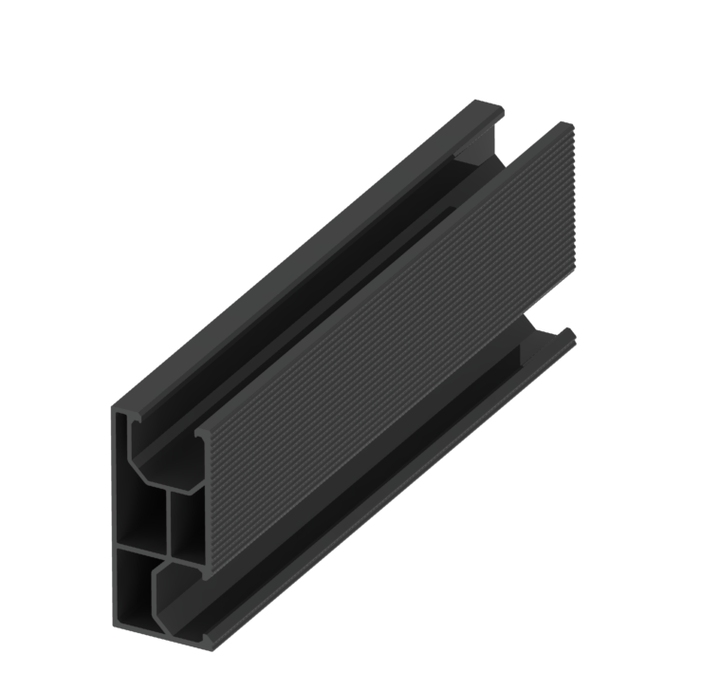 Aluminum Mini Rails 30.75*67mm High-quality Solar Roof Mount Rails for Commercial Roof Systems EmperySolar