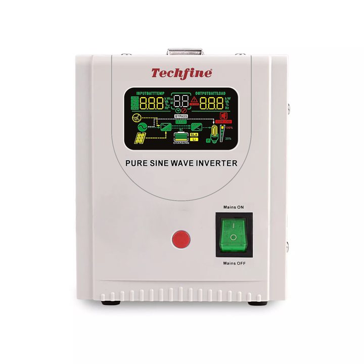 Solar Inverter 300W-2000W 12V/24V/110V/220V Modified Sine Wave Off-Grid Power System for Home Appliances Techfine