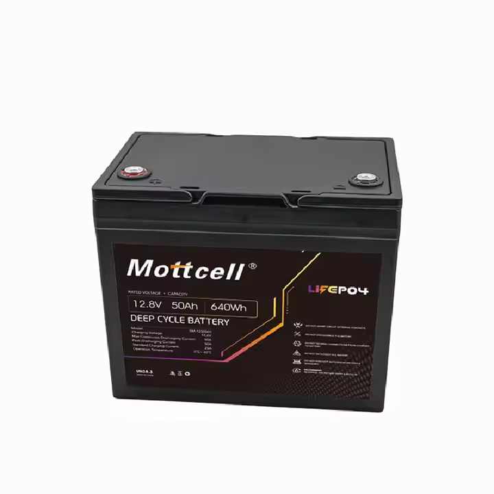 LiFePO4 Battery 12.8V 100Ah Deep Cycle Rechargeable for Solar Energy Storage Systems Mottcell