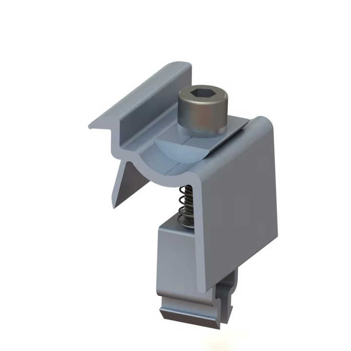 Solar Mid Clamp Anodized Aluminum 6005-T5 for PV Energy Systems Empery Solar