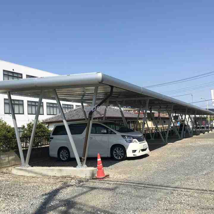 Aluminium Stainless Steel Solar Mounting Structure Anodized Finish Carport Roof Framing System Empery Solar