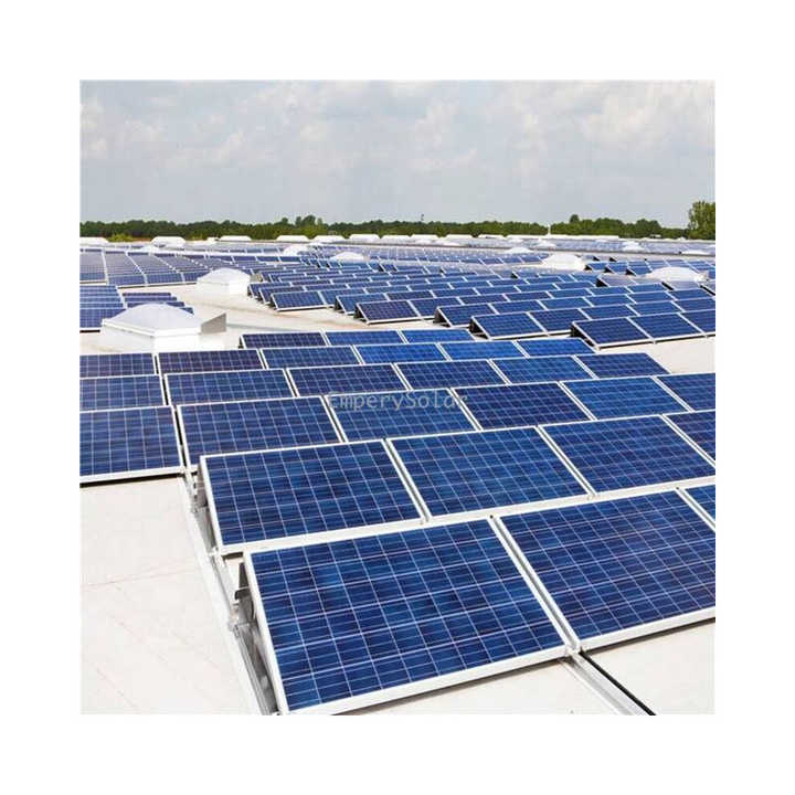10kW Single-Axis Automatic Solar Tracker System Hot-Dip Galvanized Steel Q235 Roof Commercial Use EmperySolar