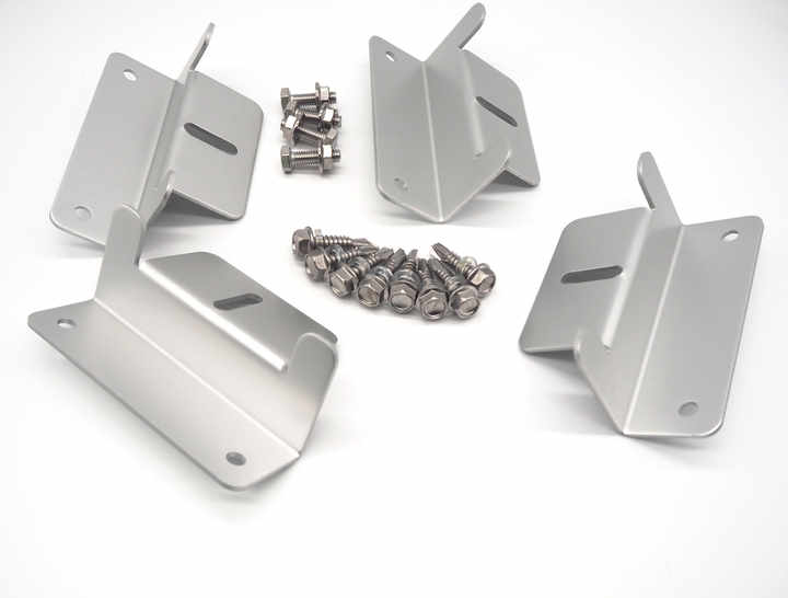 Solar Panel Z-Holder Bracket System 0-90 Degree Tilt Angle for RV Caravan Motorhome Boat Emperysolar
