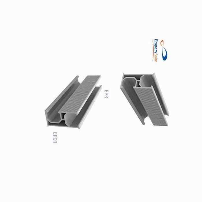 Aluminum Mini Rails 30.75*67mm High-quality Solar Roof Mount Rails for Commercial Roof Systems EmperySolar