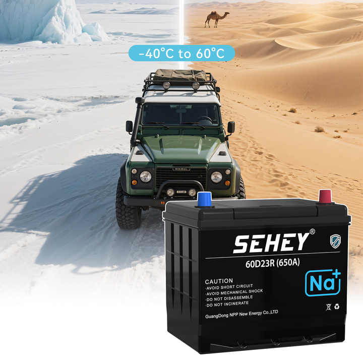 Sodium-ion Battery 12V High Capacity 450A-1000A IP65 Marine Car Starting Power Battery for Vehicle and Marine Applications SEHEY