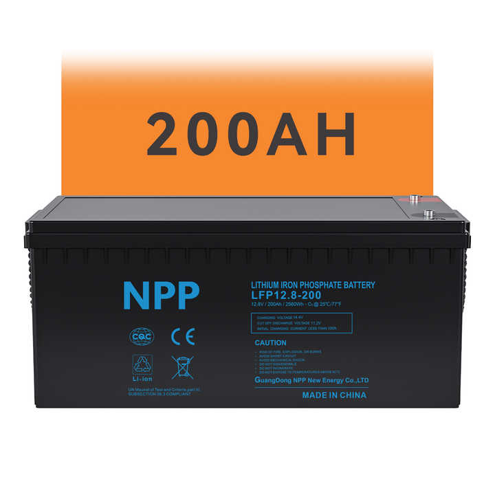 Lifepo4 12v Energy Storage Battery 24v 48v 50ah 100ah 200ah 300ah 400ah Lithium Iron Phosphate Battery with BMS for Solar Power Systems and Home Appliances NPP
