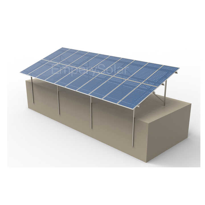 Solar Panel Ground Mounting System Zinc Aluminum Magnesium Structure for Outdoor Solar Installation EmperySolar