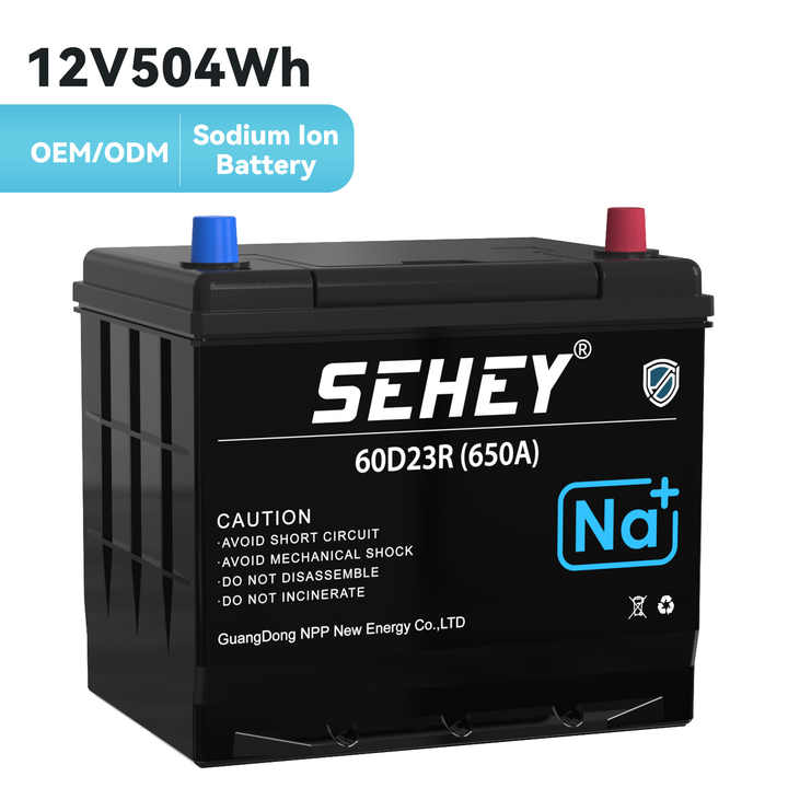 Rechargeable 12V 840Wh 1008Wh High-Performance Automotive Sodium Ion Battery for Car Starting SEHEY