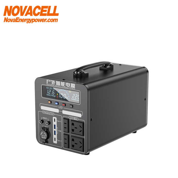Portable Power Station High Capacity 600W-4800Wh Solar Energy Storage for Outdoor & Home Use with LED Display NOVA POWER