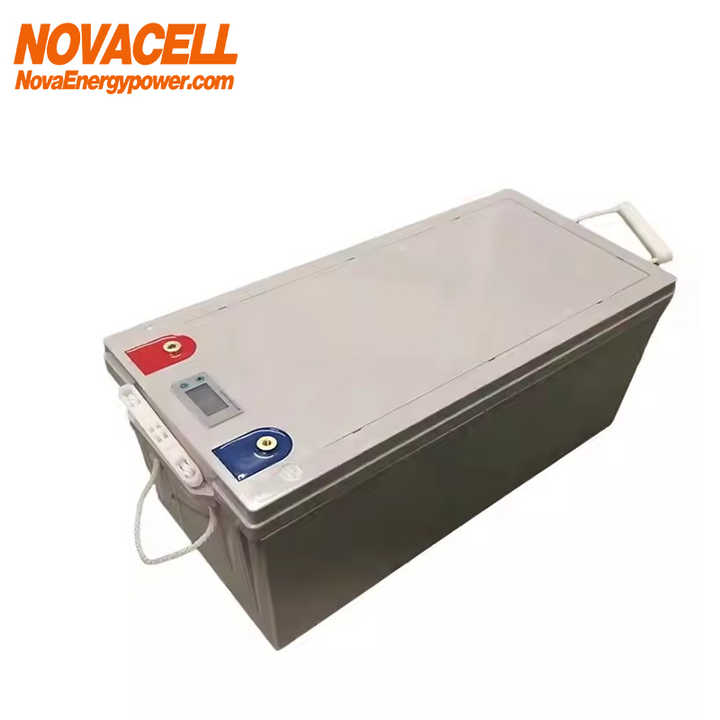 LiFePO4 Battery Pack 12V 200Ah Deep Cycle Rechargeable for Solar Storage Systems Electric Wheelchair NOVA POWER