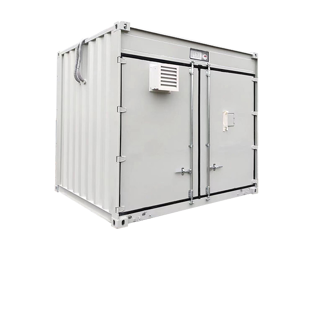 Standardized 10 foot Energy Storage Box Independent Air Cooling System Multi-level Fire Protection Off-grid Power Supply