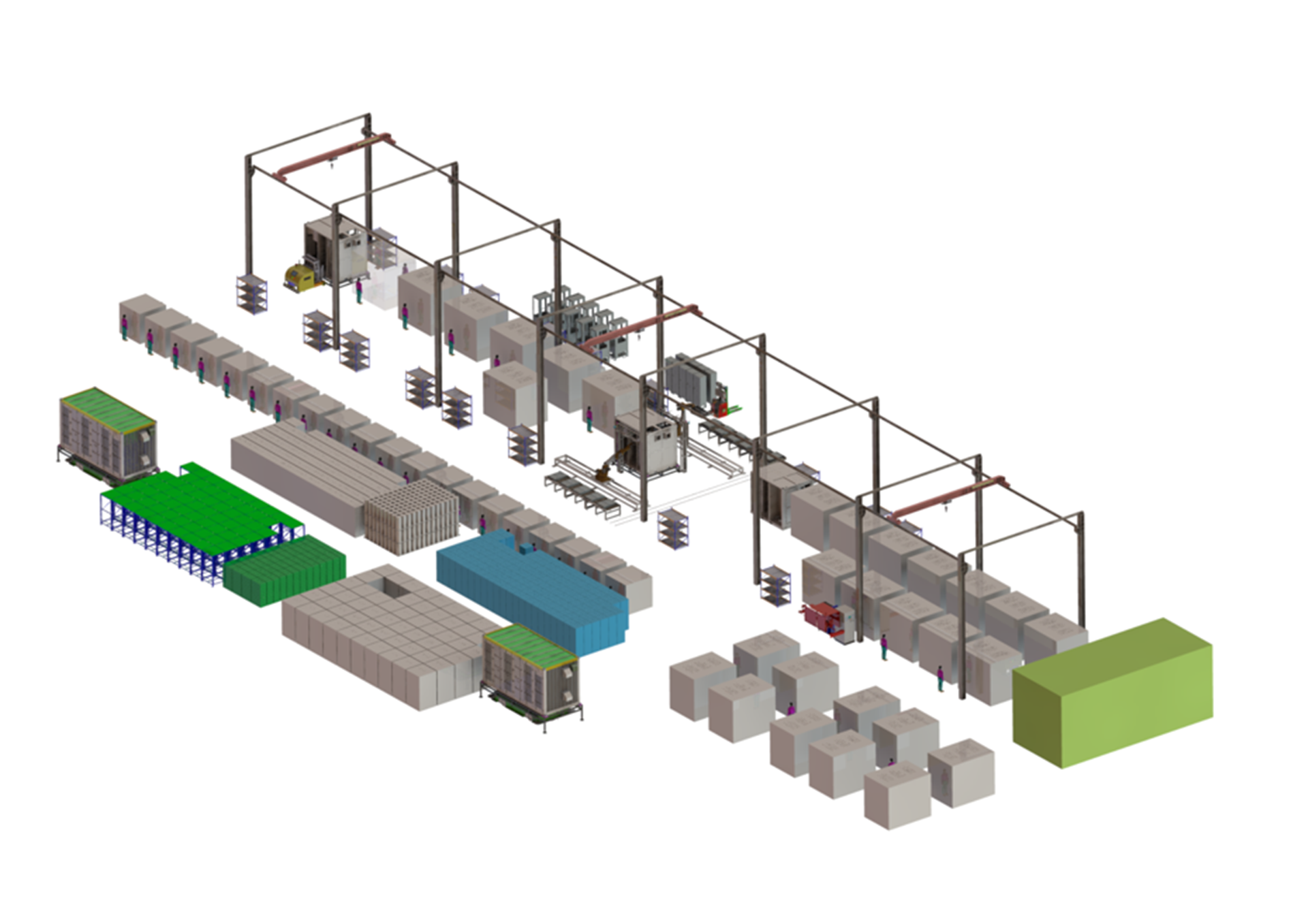 Laser Intelligent Energy Storage Cabinet Assembly Line Liquid Cooling Automated Manufacturing System for Battery Energy Storage Solutions