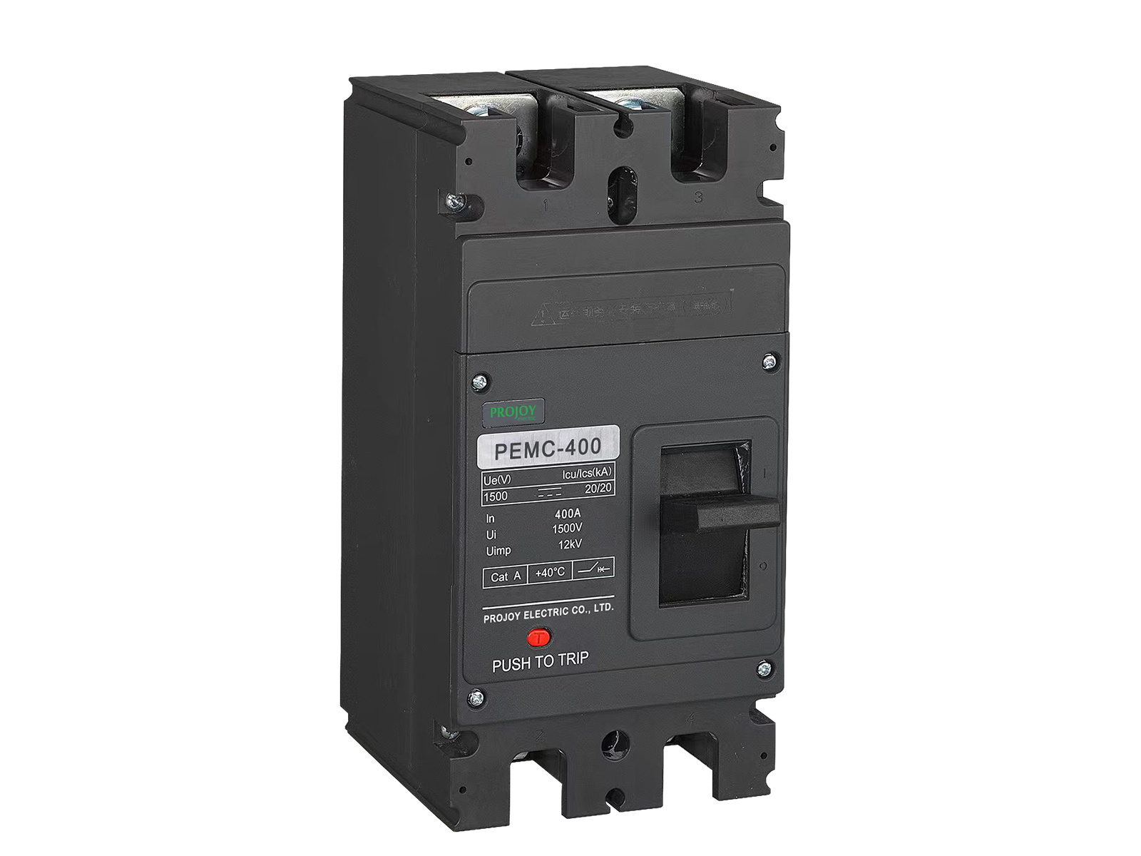 DC MCCB (PEMC Series) High Voltage Circuit Breaker for Solar Energy Storage Systems Projoy