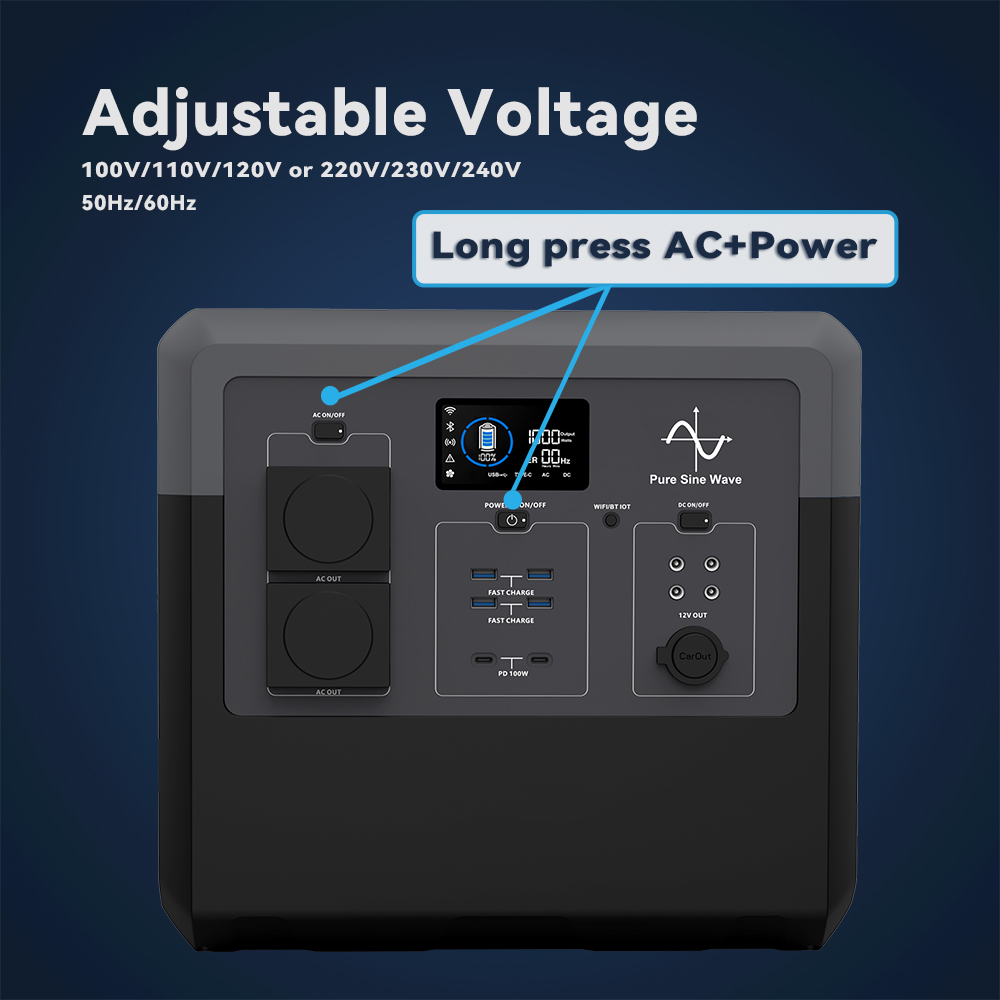 PORTABLE POWER STATION-TD2400