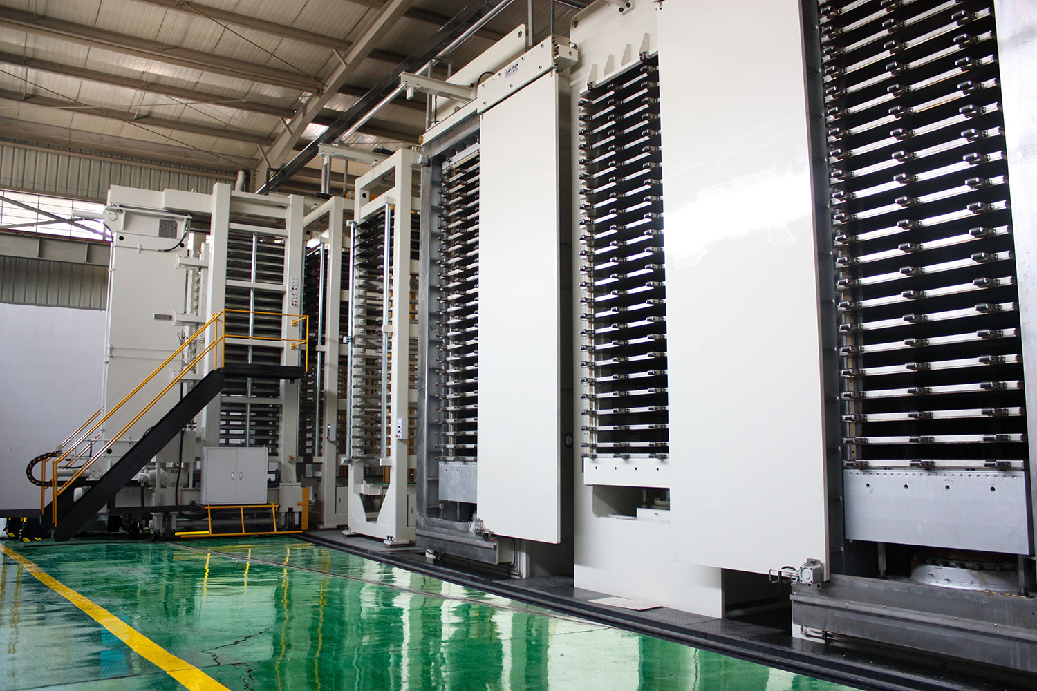 Press for Battery Cell Stacking and Electrode Assembly in Energy Storage Systems