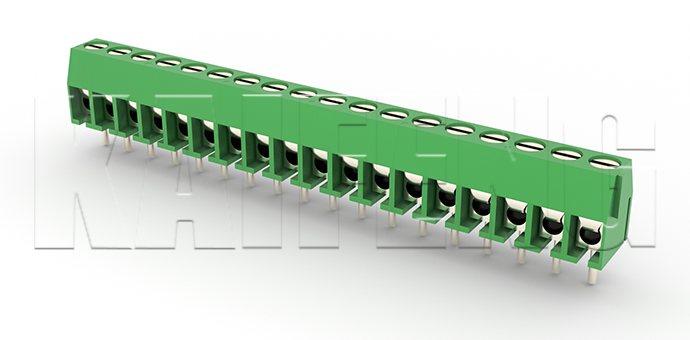 PCB Terminal Block KF126V-5.00mm 300V UL 10A UL 20mΩ(Max) for Energy Storage and Battery Systems