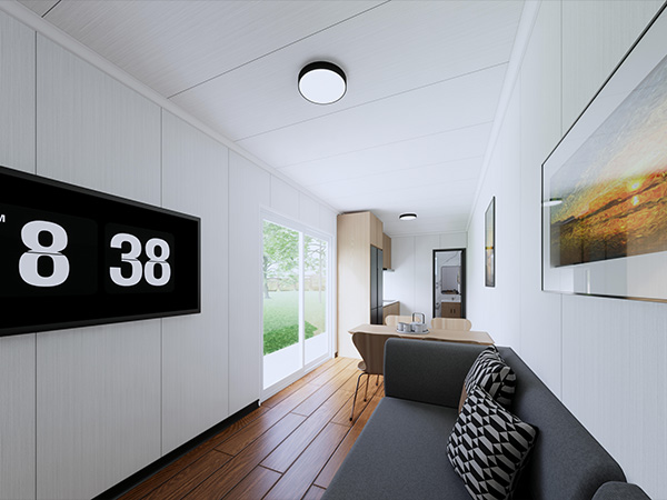 High Cube Container Home 2.7m Height Rock Wool Insulation Residential Commercial Use