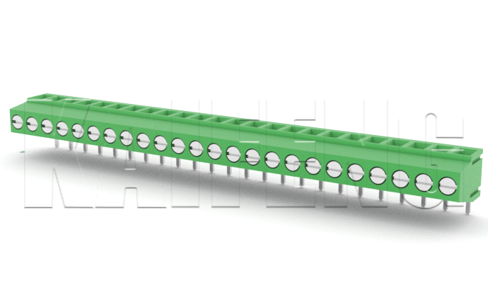 PCB Terminal Block KF128R(H:13.9)-5.08mm 300V 10A 20mΩ High Current Resistance for Energy Storage Systems and Battery Applications