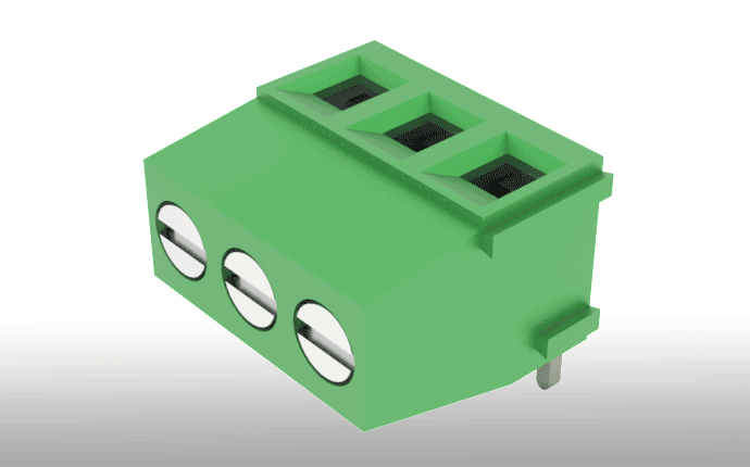 PCB Terminal Block KF128R(H:13.9)-5.08mm 10A 300V 20mΩ For Battery Energy Storage Systems