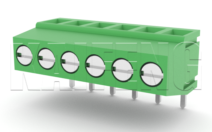 PCB Terminal Block KF128R(H:13.9)-5.08mm High-Current 10A 300V Rated for Battery Energy Storage Systems