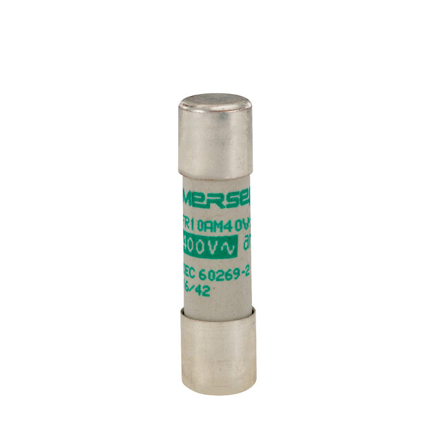Cylindrical aM Fuse-Link 10x38 Size 400VAC 25A Short-Circuit Protection for Industrial Electrical Distribution Mersen