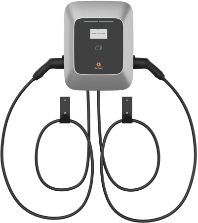 Saturn Dual-Charging AC Charger 2x22kW Flexible Mounting Workplace Retail Public Parking StarCharge