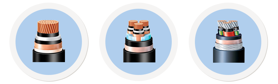 MV Power Cable 6kV-30kV XLPE Insulated Metal Shielded Anti-Corrosion Flame Retardant Cable for Public Facilities and Industrial Energy Storage Systems ZTT