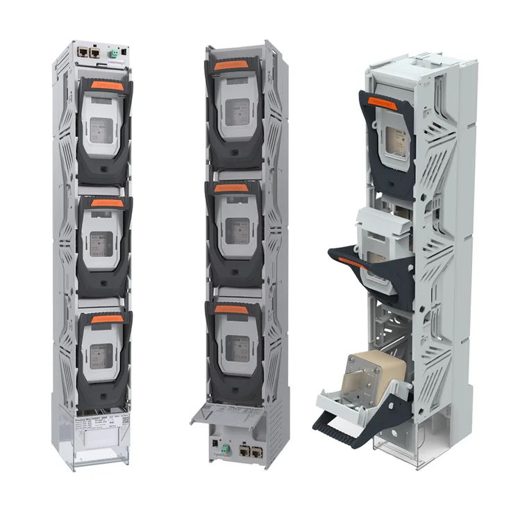NH Fuse Switch Disconnector ProGrid Size 3 3x1-pole Switching Busbar System 185mm ST1A for Substation Protection MERSEN