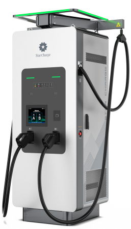Titan V4 DC All-in-One High Power EV Charger 240-320kW Fast Charging Station for Public Drive-Through Service