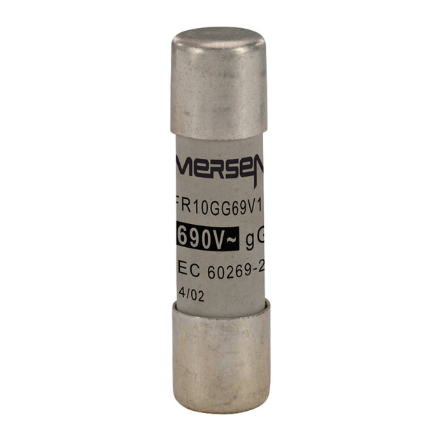 Cylindrical Fuse-Link gG 10x38 Size 690VAC 10A Electrical Distribution and Industrial Protection Mersen