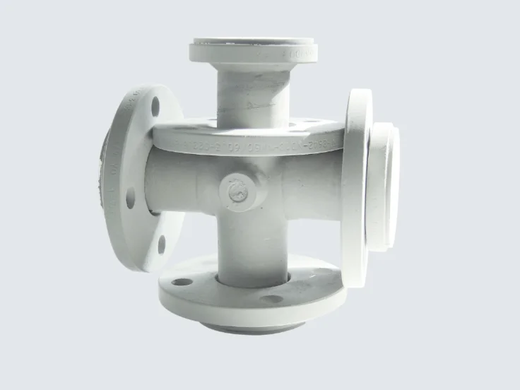 PTFE Lined Crosses Antistatic Virgin PFA/PTFE Chemical Corrosion Resistance for Battery & Energy Storage Systems