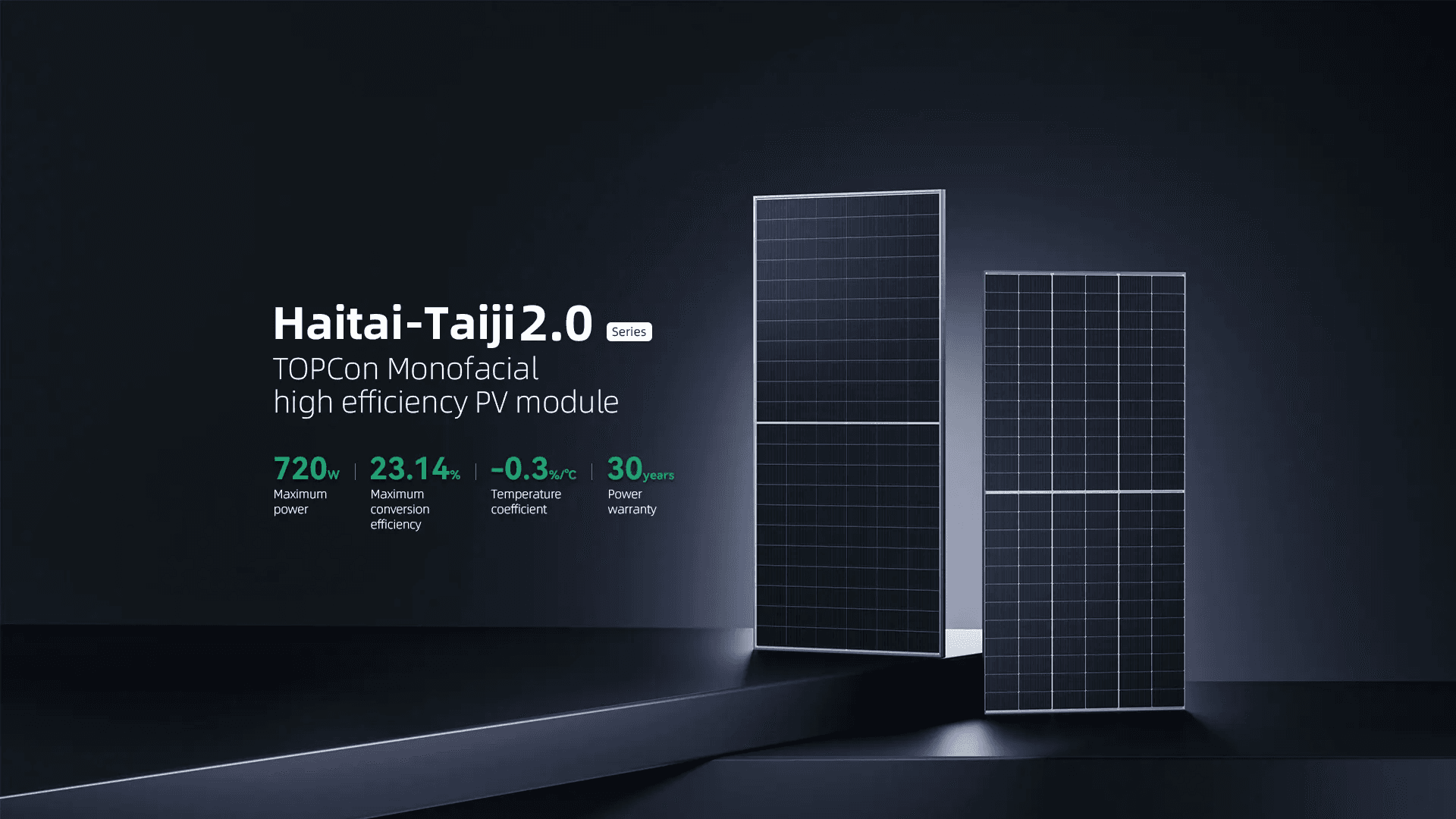 Solar Module Xtreme High Efficiency Low Temperature Coefficient for Residential and Commercial Use HAITAI