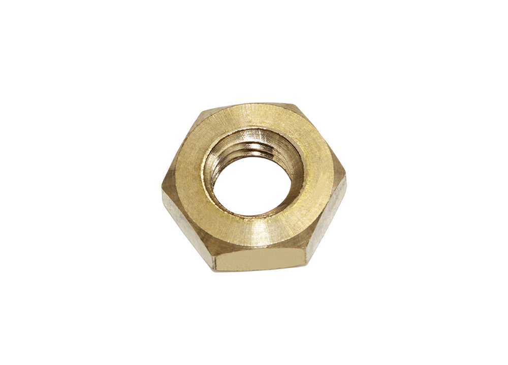Hexagon Copper Nut Brass Material Corrosion Resistant Electrical Conductive Fastener for High Temperature Electrical and Battery Equipment Applications