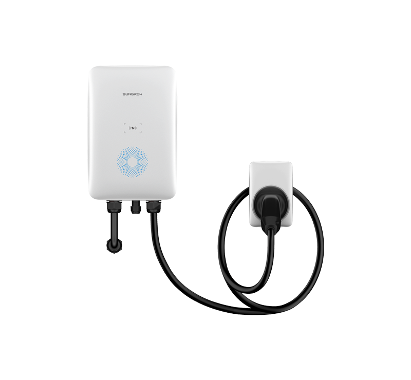 7/11 kW AC EV Charger IP65 OCPP 1.6J Smart Solar Charging Station for Indoor Outdoor Applications Sungrow