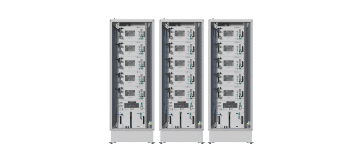 Cabinet Type Water Electrolysis Hydrogen Production Device Modular Design with Remote Control 0.5~2.5Nm3/h Hydrogen Production Rate 35 Bar Output Pressure for Industrial Hydrogen Generation