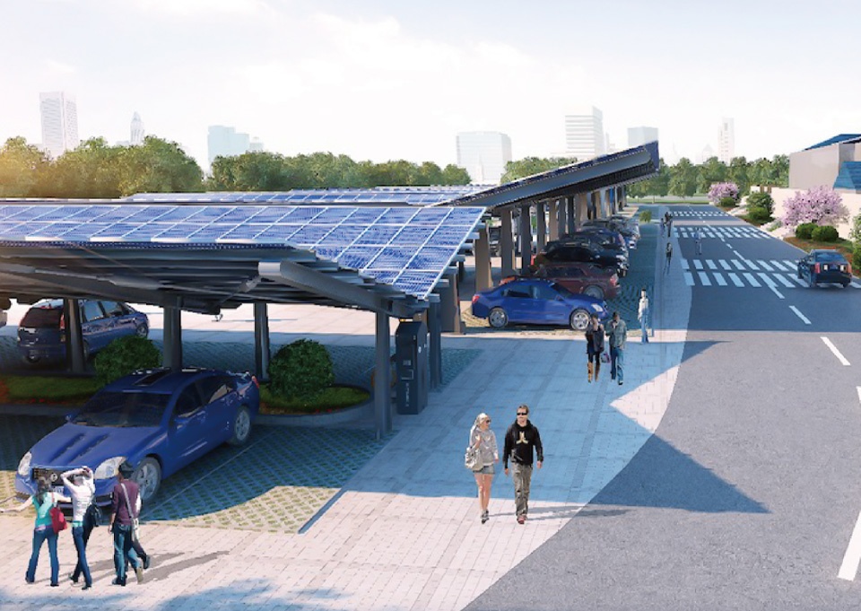 Smart EV Charging Stations Photovoltaic Power Energy Storage System Green Energy Charging Solution Sunoren