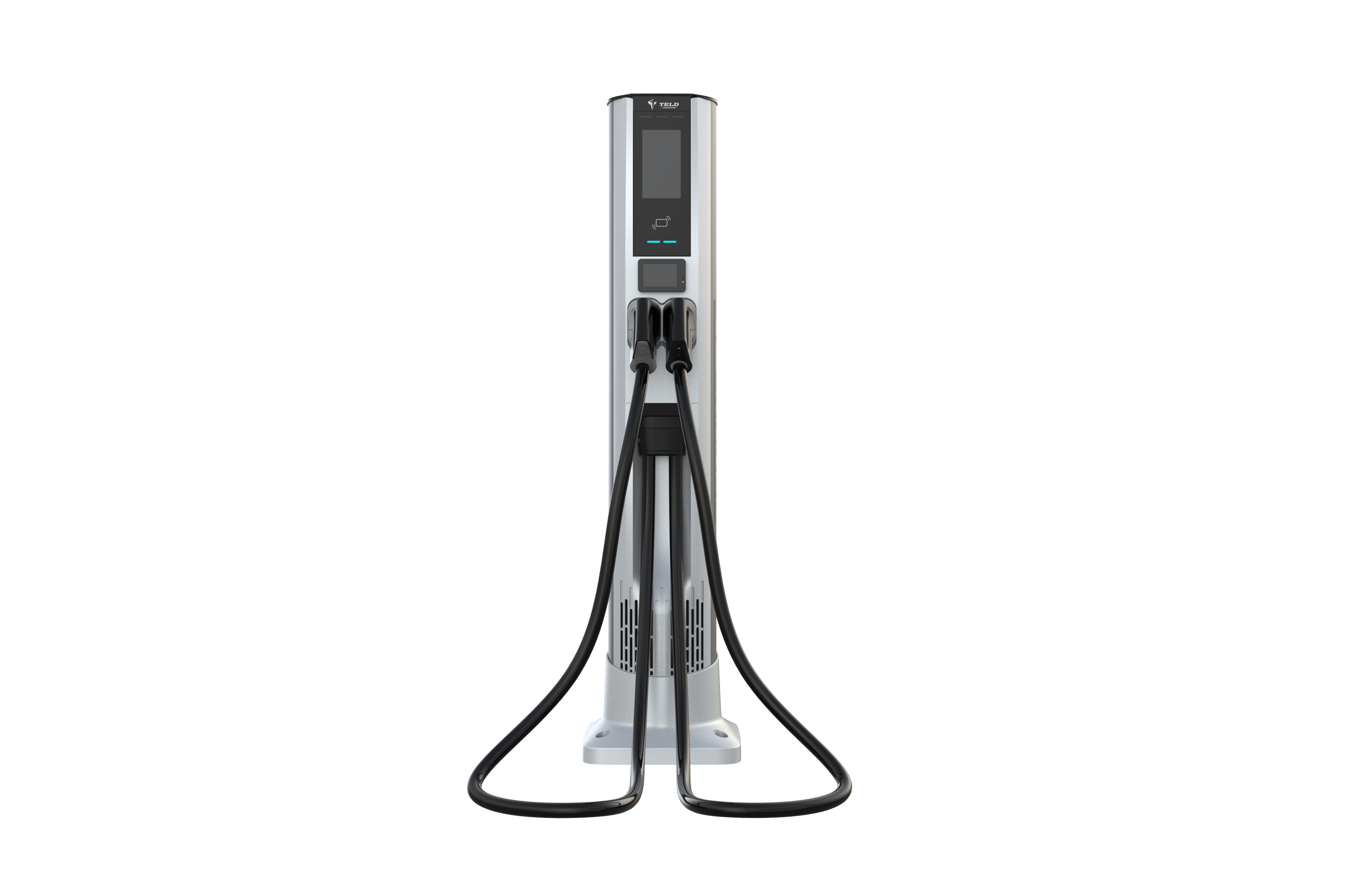 Dual-Connector Charging Dispenser 200A 50Vdc-1000Vdc Fast EV Charger for Public Taxi and Logistics Fleet Stations